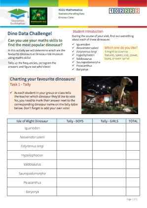 Click to view Resource 102222 Dinosaur Data Challenge!