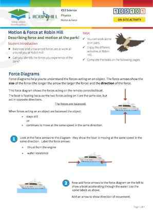 Click to view Resource 105101 Motion and Force at Robin Hill