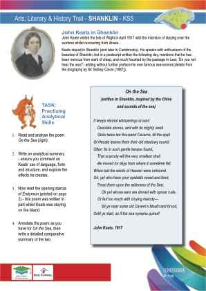 Click to view Resource 107681 Arts & Literary Trail - Shanklin - KS5