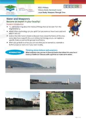 Click to view Resource 111191 Solent Defence! A History Study - Lymington route
