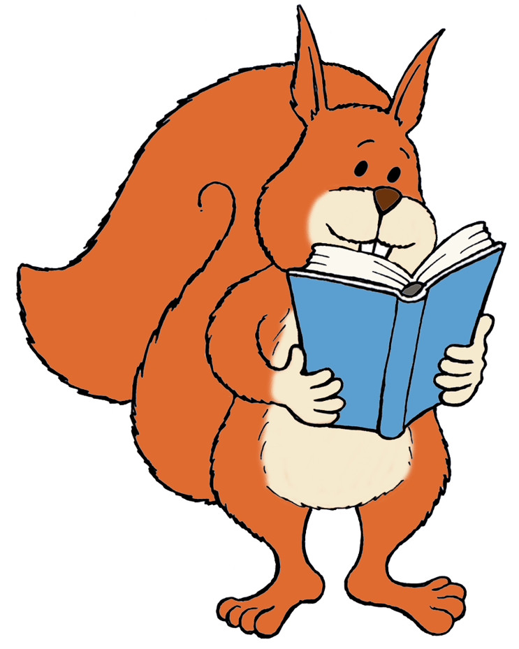 ED Squirrel Reading